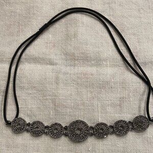 Black Medallion Stretch Headband